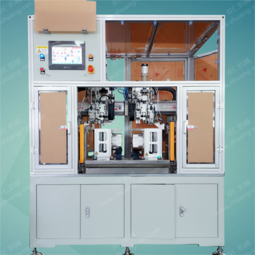 新能源鋰電池設備自動包膜機插拔釘機
