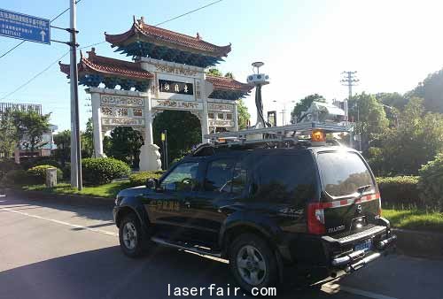 寧波市測繪設(shè)計研究院車載三維激光采集系統(tǒng)正式投入使用